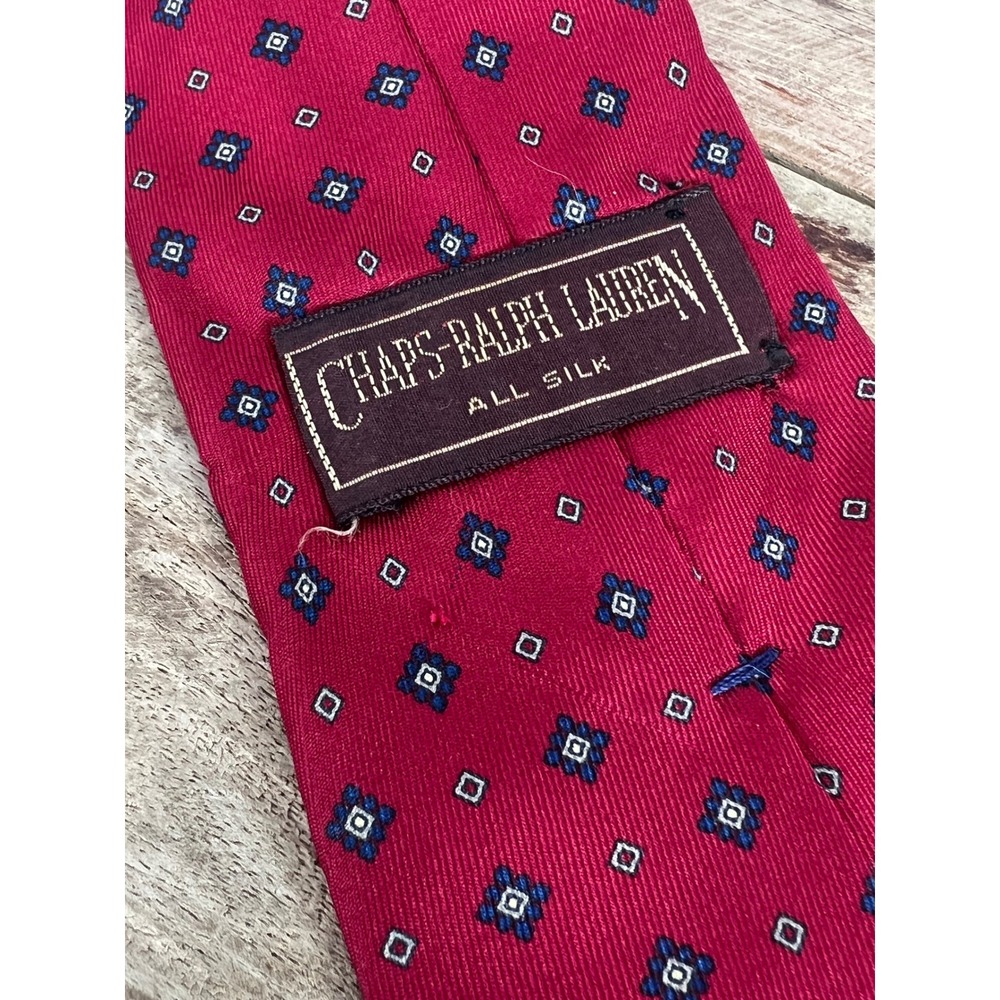 VTG Chaps‎ Ralph Lauren Men's Tie Preppy Collegiate